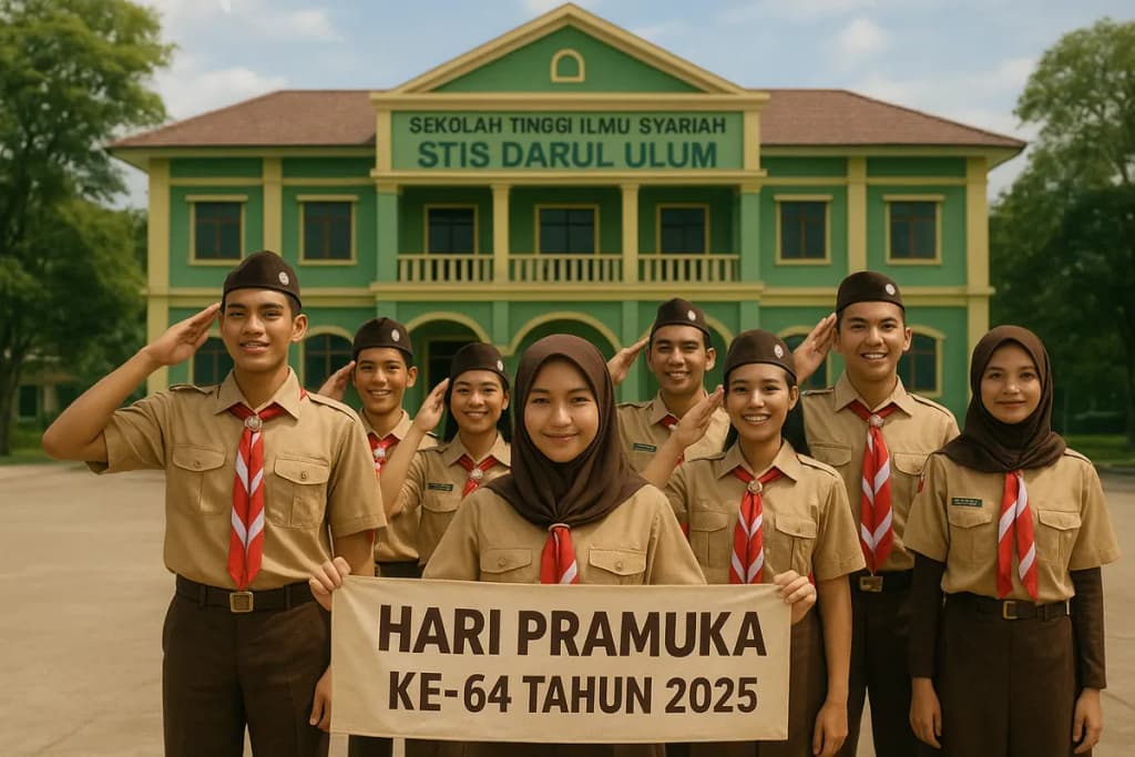 STIS Darul Ulum Lampung Timur Sampaikan Ucapan Selamat Hari Pramuka ke-64, Ajak Mahasiswa Teguhkan Jiwa Pengabdian dan Kepeloporan