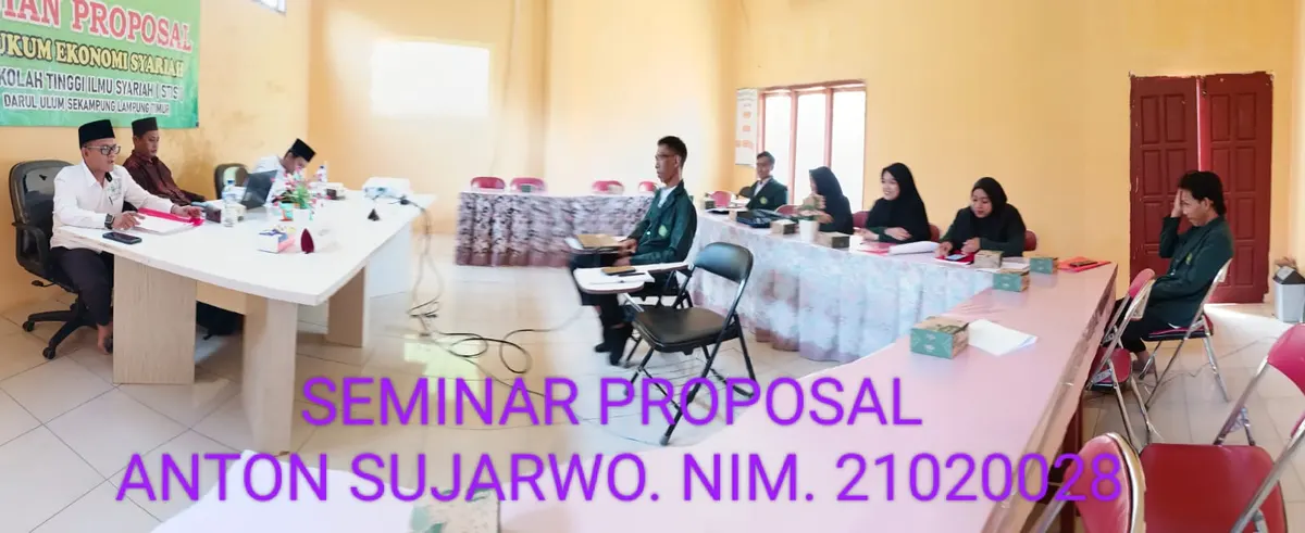 STIS Darul Ulum Lampung Timur Gelar Seminar Proposal Prodi Ekonomi Syariah dan Hukum Ekonomi Syariah